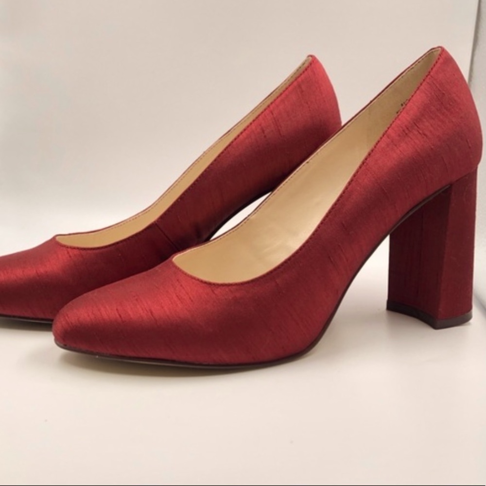 NINE WEST JAYVEE Block Heel 6.5
